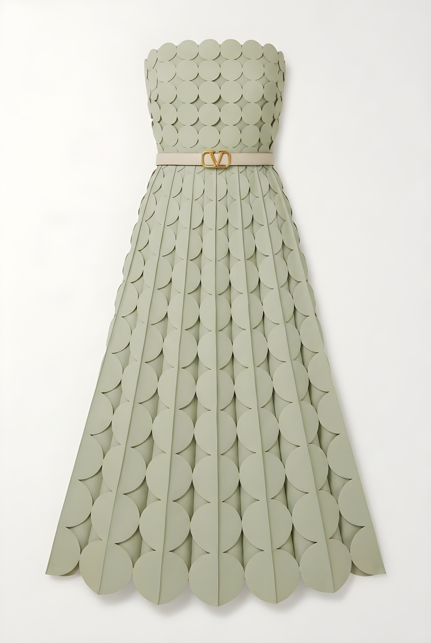 VESTIDO COLOR PISTACHE