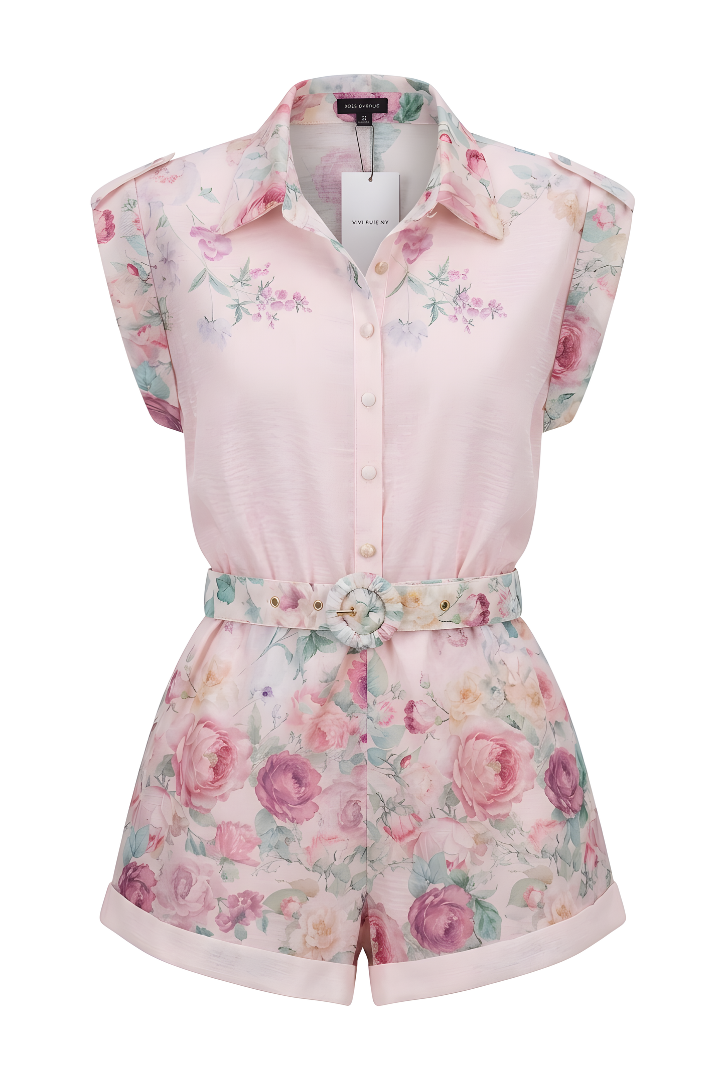 JUMSUIT ROSA CON FLORES