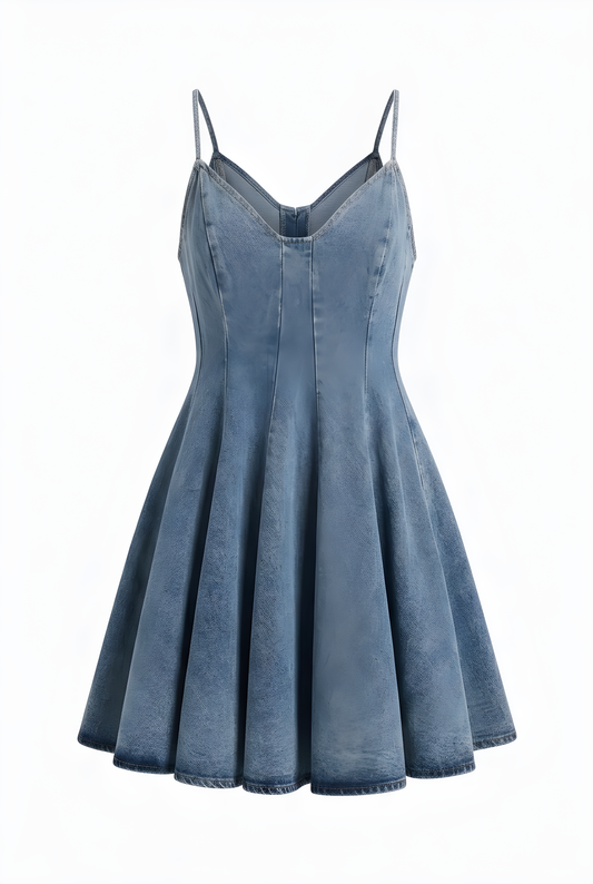 VESTIDO DE MEZCLILLA OLANES