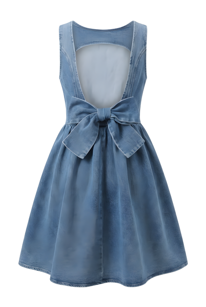 VESTIDO MEZCLILLA CORTO
