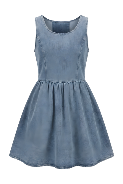VESTIDO MEZCLILLA CORTO