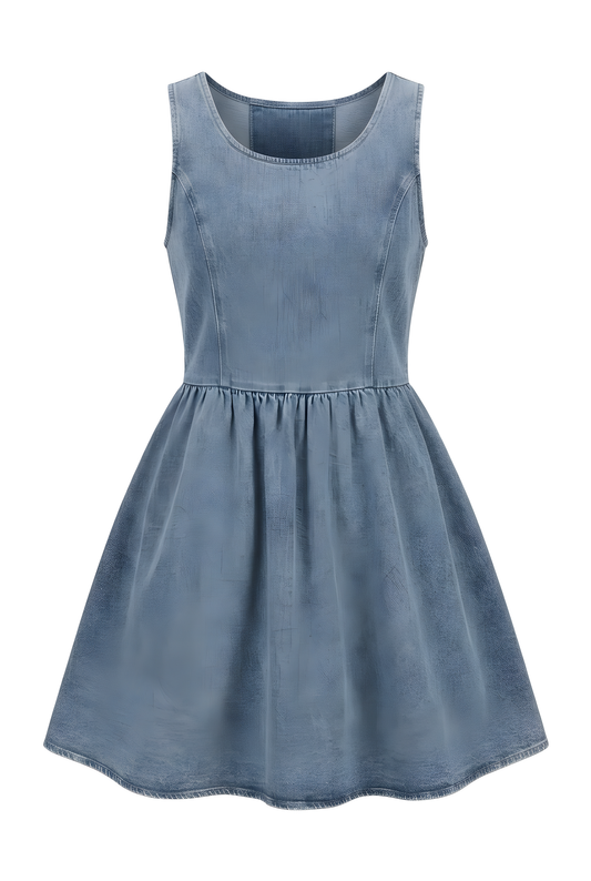 VESTIDO MEZCLILLA CORTO