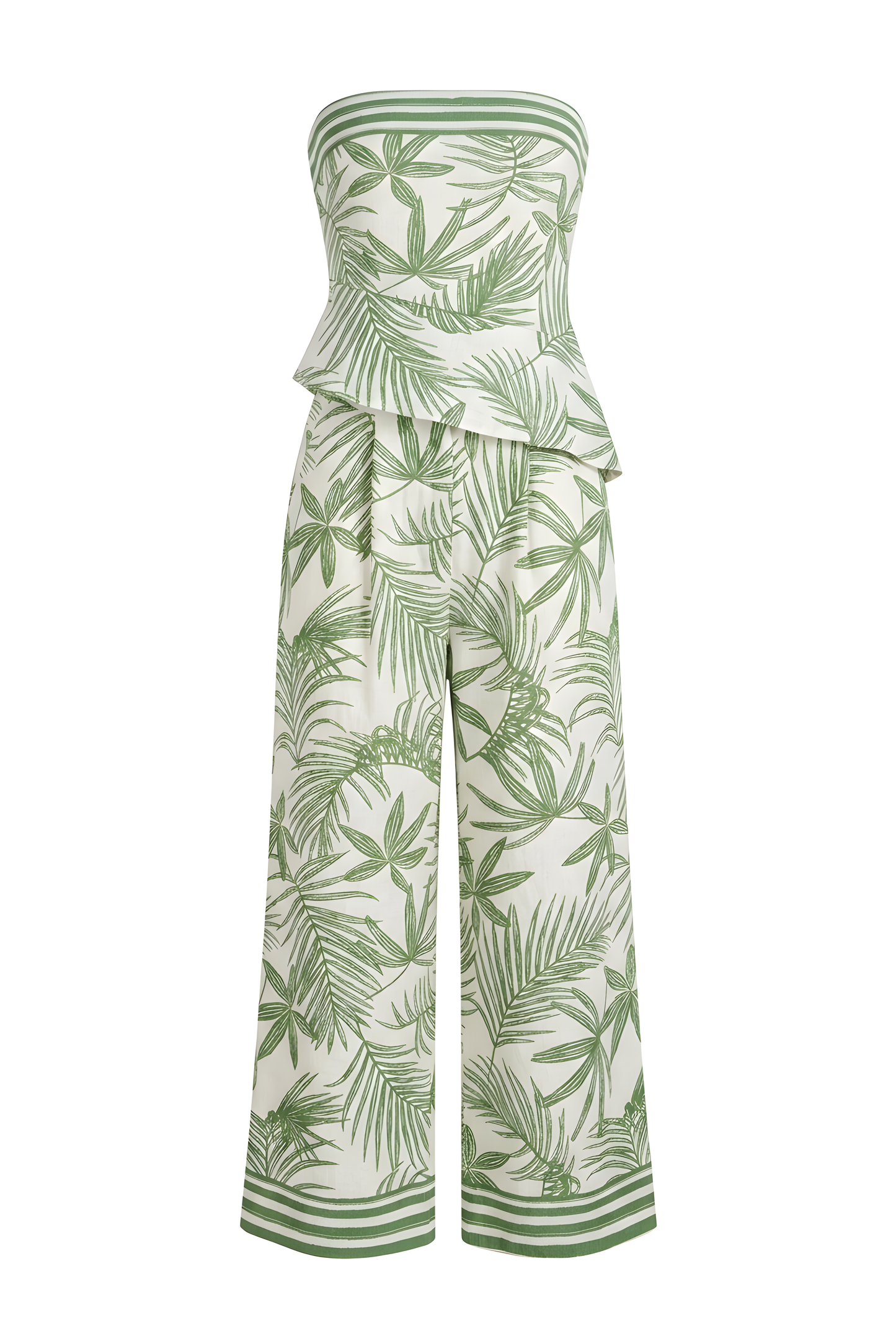 SET STRAPLESS  DE HOJAS