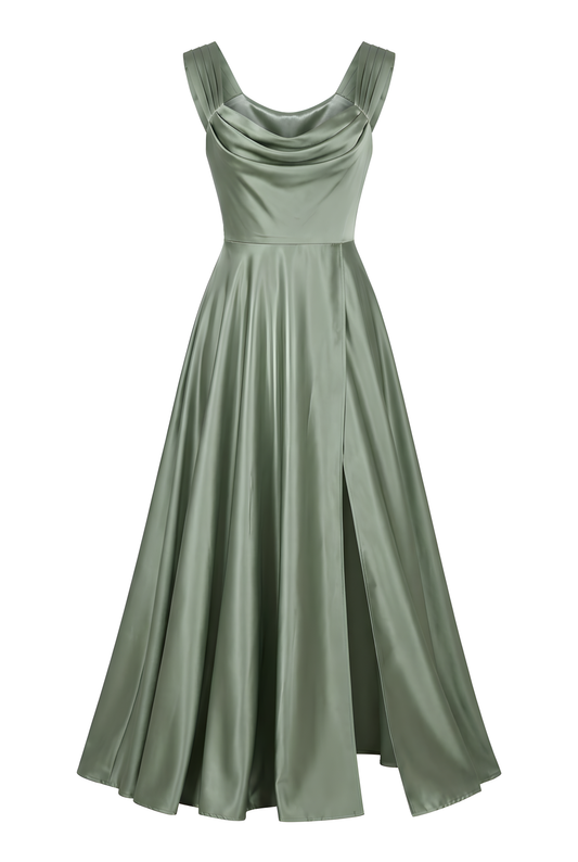 VETIDO VERDE CORTE PRINCESA