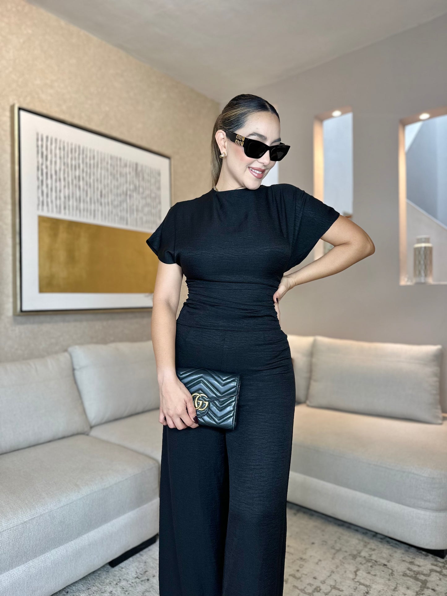 JUMPSUIT NEGRO ESCOTE EN ESPALDA